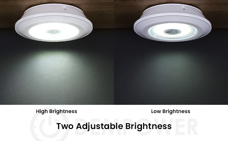 DEMPOWER Wireless Dimmable LED Puck Lights with Remote Control, AA1030