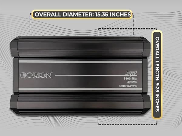 Amazon.com: Orion XTR Series XTR3500.1DZ High Power Monoblock