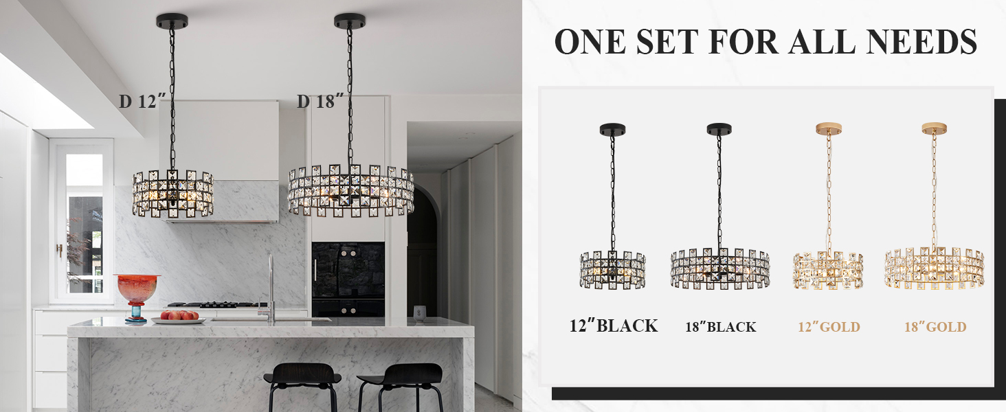crystal pendant lignt modern black pendant lighting small chandelier kitchen dining toom entryway