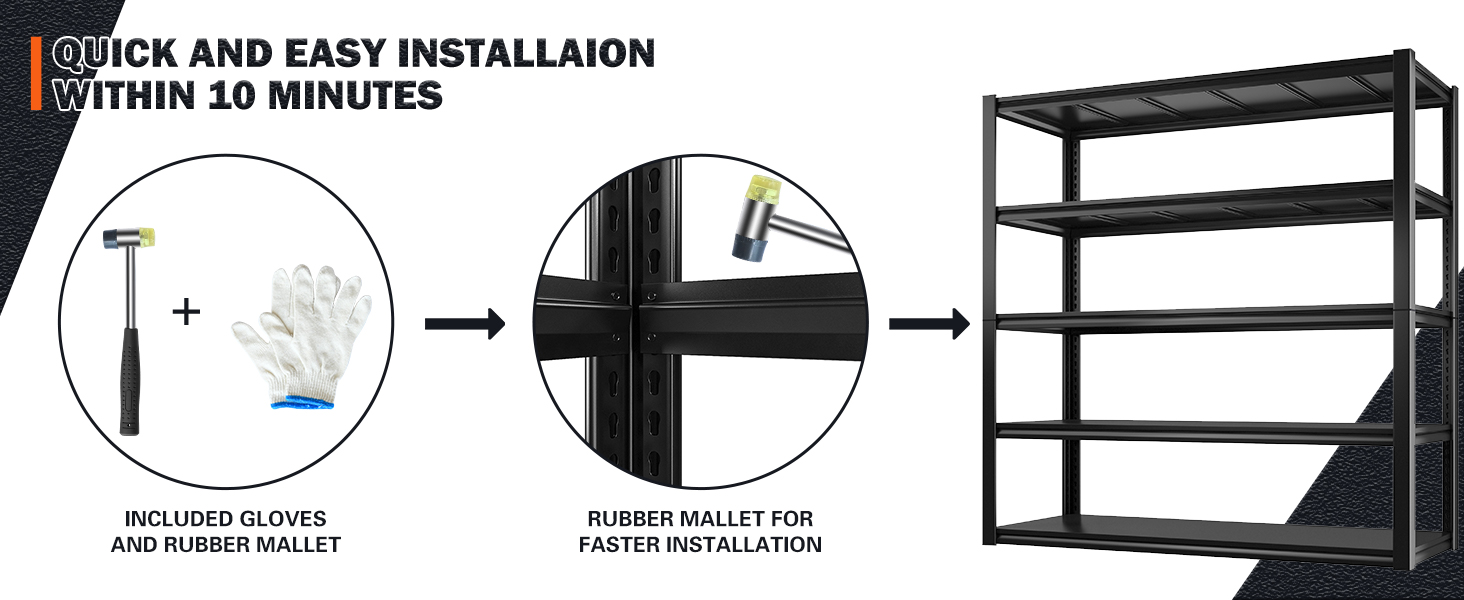 adjustable metal heavy duty shelving unit