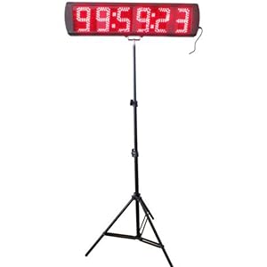 race clock race timer tripod clock  led race timing clock