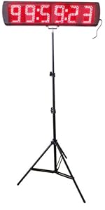 race clock race timer tripod clock  led race timing clock