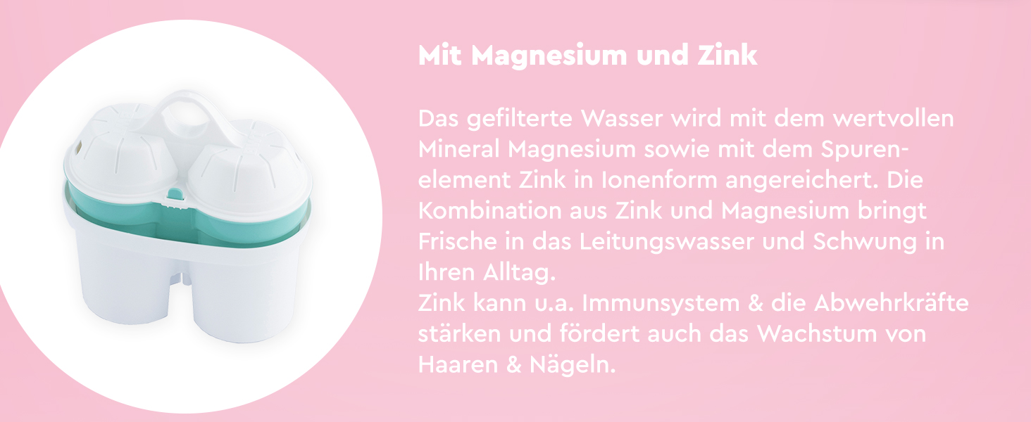 Amazon.de BWT Filterkartusche ZINC + Magnesium Mineralized Water 3