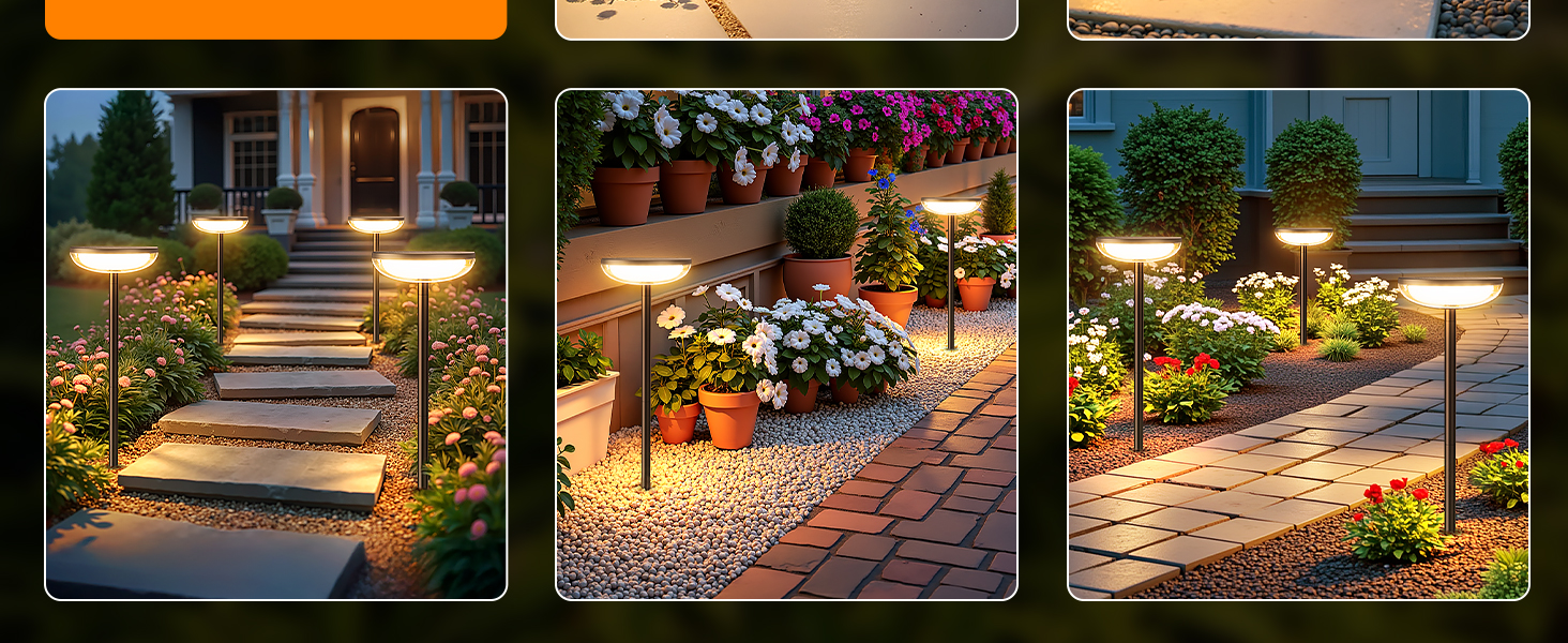 solar lights outdoor pathway