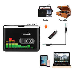 カセットテーププレーヤー カセットテープ USB変換プレーヤー MP3コンバーター カセットテープコンバーター MP3プレーヤー オートリバース オーディオプレイヤー