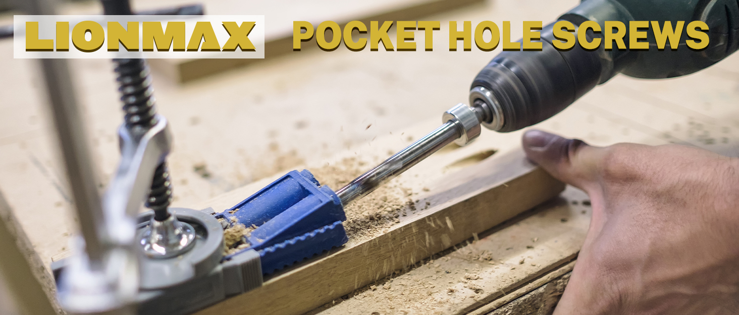 LIONMAX Pocket Hole Screws