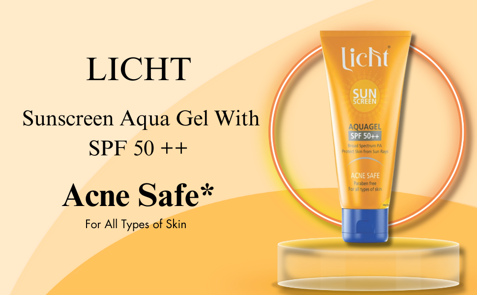 LICHT Sunscreen for body face lotion gel based oil based SPN-UOA6AC