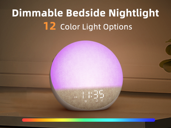 wake up light sunrise alarm clock