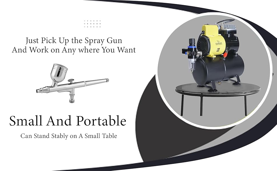 Piston Type Mini Air COmpressor with Fan SPN-MC368P