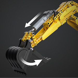 Amazon.co.jp: CaDA ブロックキット ショベルカー パワー