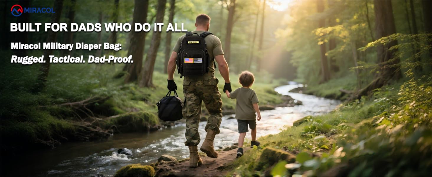 Mens Military Diaper Bag
