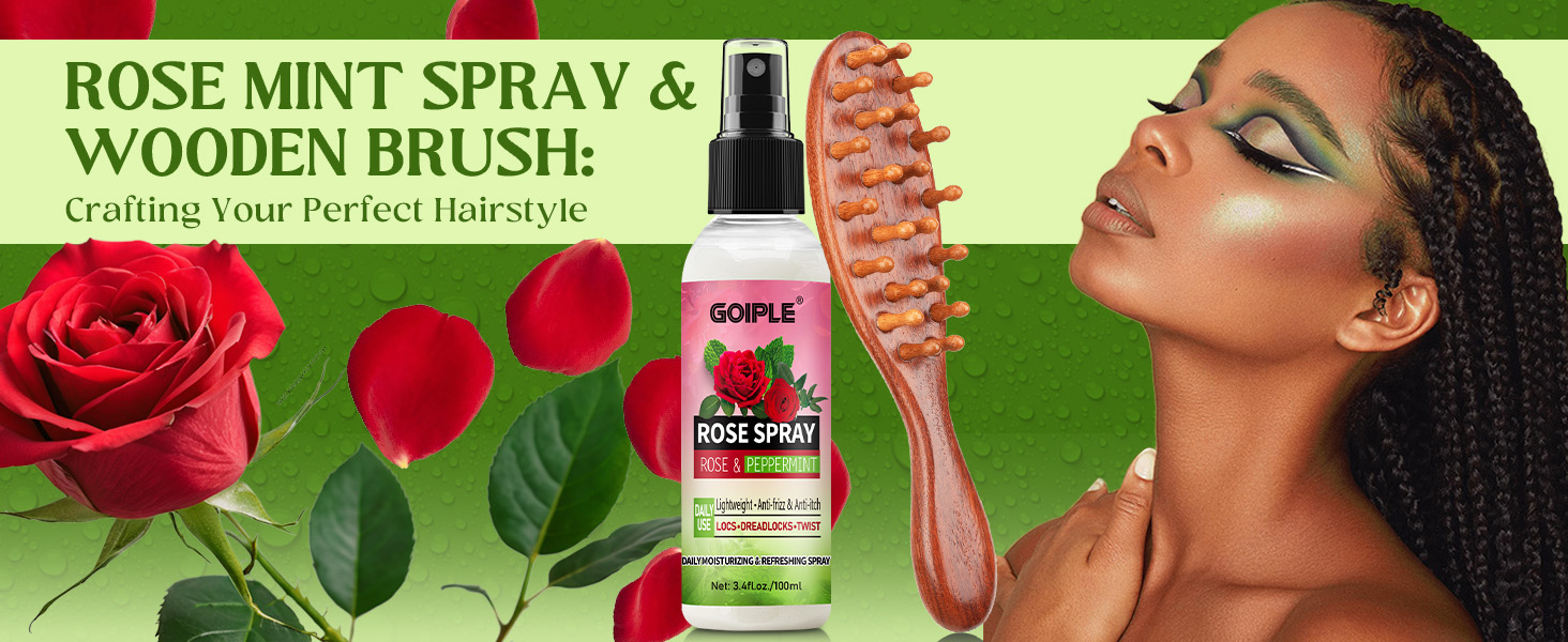 rose spray for hair