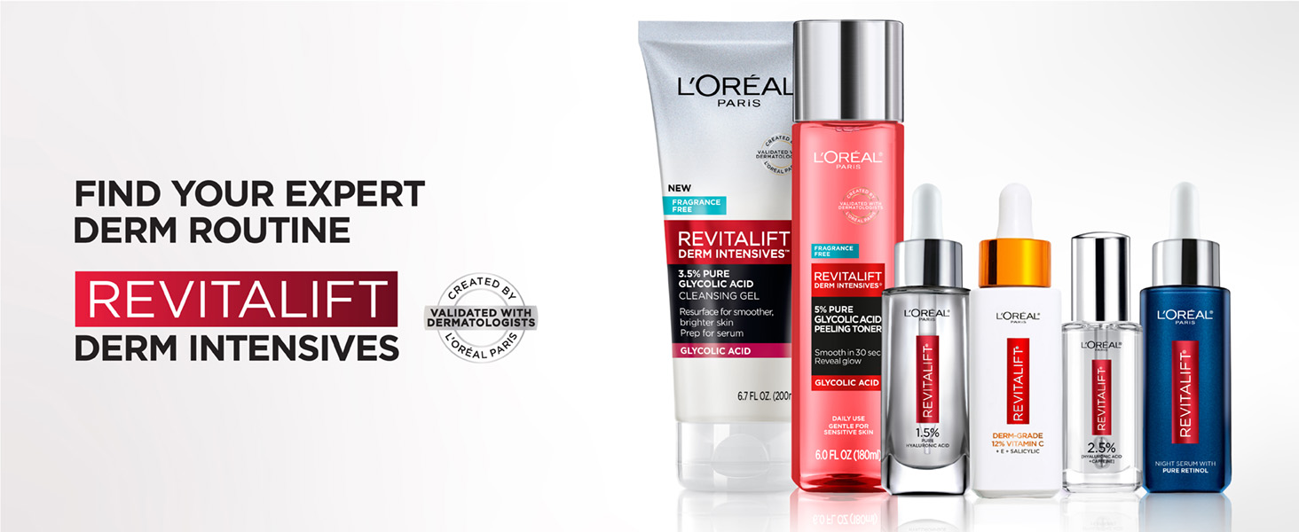 image of revitalift skincare products