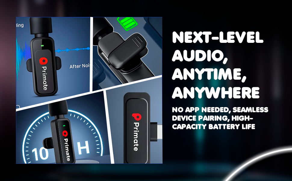 New Year Sale Primate Wireless Omnidirectional Lapel Microphone – Noise Ca... 13 Spn-For1