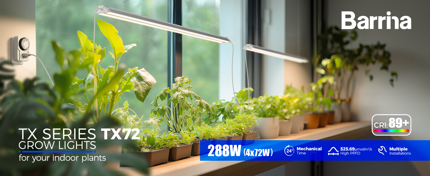 Grow Indoor LED Spectrum Full for Light Plant Pack Plants Hydroponic Plug Linkable Seedling