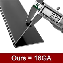 Thickness of flavor bar is 1.53≈16Ga,more thicker than other bars, which will last much longer.
