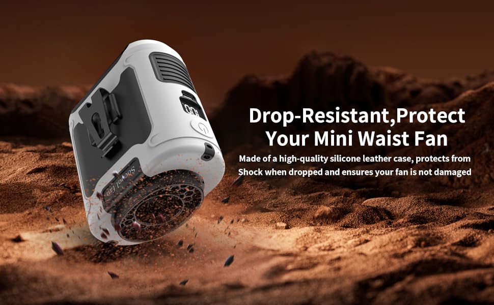 Drop-Resistant,Protect Your Mini Waist Fan