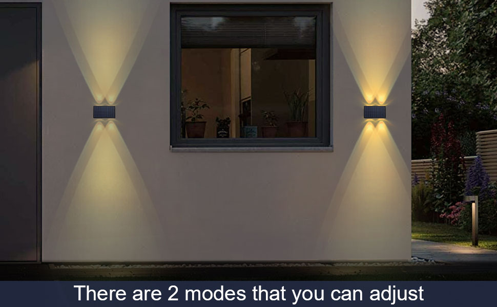 Solar Outdoor Wall Lights Up and Down