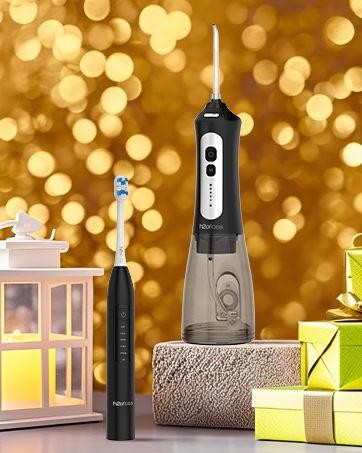 water flosser and toothbrush combo