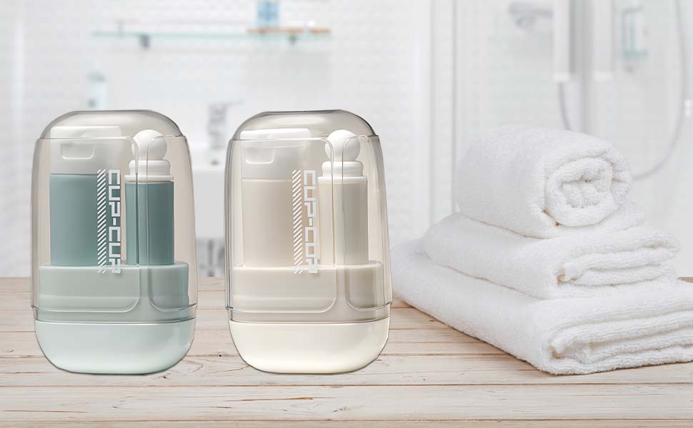 Dispenser, Portable Tooth Brush Holder for Camping, Business Trips, and Daily Use