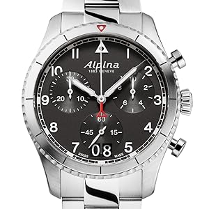 Amazon.com: Alpina Men's Startimer Chronograph Big Date