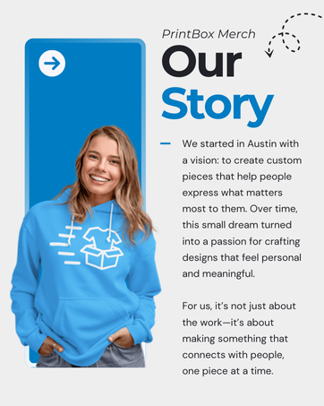Our Story at PrintBox Merch