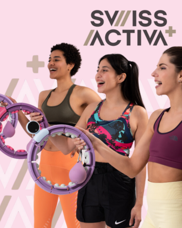 Swiss Activa+ 3lb Dumbbell Set of 2 for Women - Home Gym Workout Equipment+ best at home workout equipment and strength training equipment with Comfort Grip Handles. 25 SwissActiva+ smart hula hoop fun workouts home workouts weight loss fitness enthusiasts