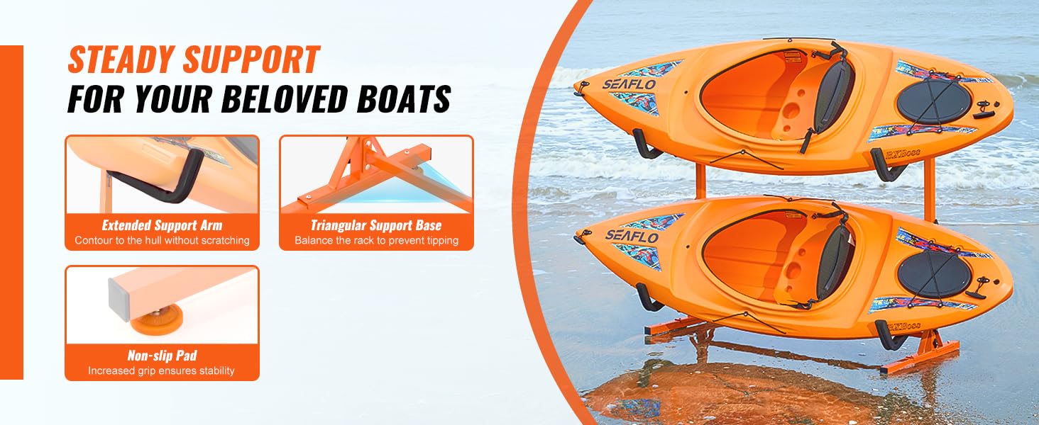 kayak racks for outdoor storage