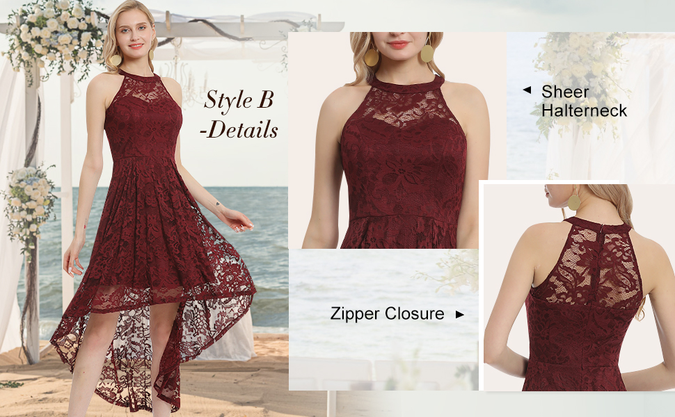 lace cocktail dress