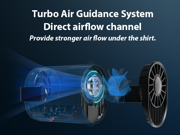 clip on fan belt fan rechargeable under shirt