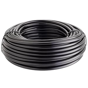 Tubo Capillare Flessibile PE Nero Claber 20m 1/4" (4-6mm) 18 Tubo Capillare 20m Prodot