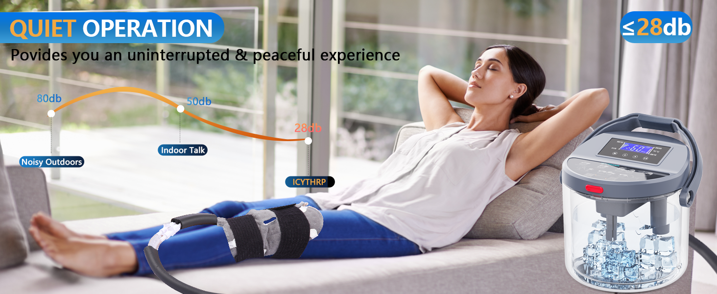 Máquina silenciosa de la terapia fría