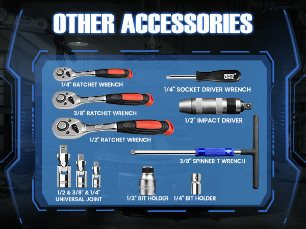 Amazon.com: pgroup 123-Piece 1/4