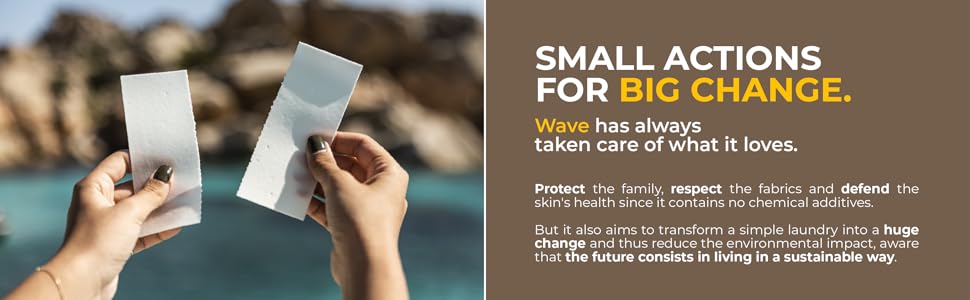 wave washing laundry detergent sheets