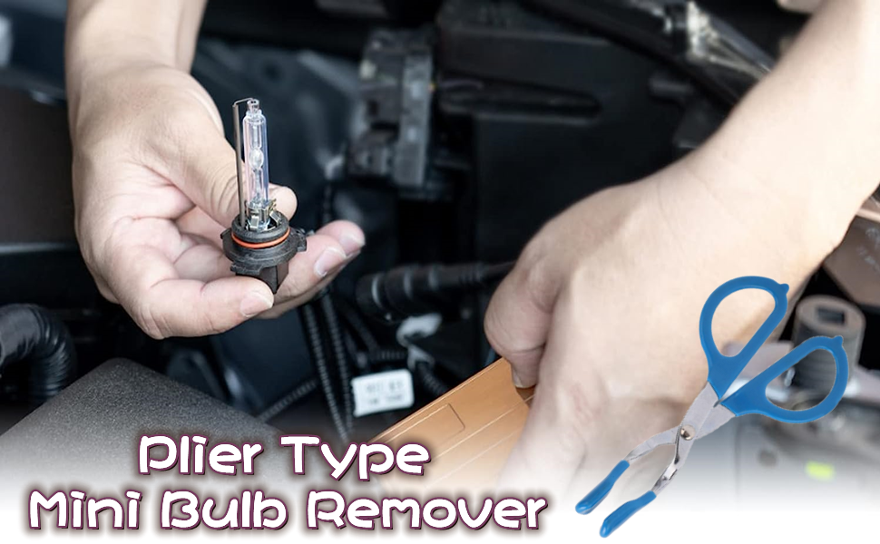 Mini Bulb Removal Tool, Universal Metal Mini Light Bulb Removal Tool Plier Type Bulb Removal