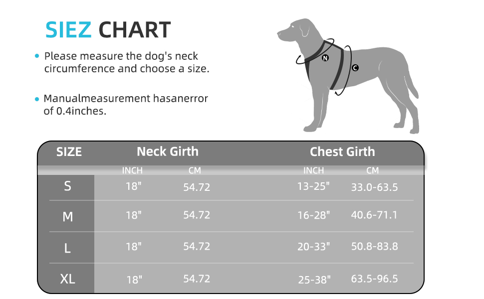 AirTag Dog Harness, Integrated Dog Vest with 100