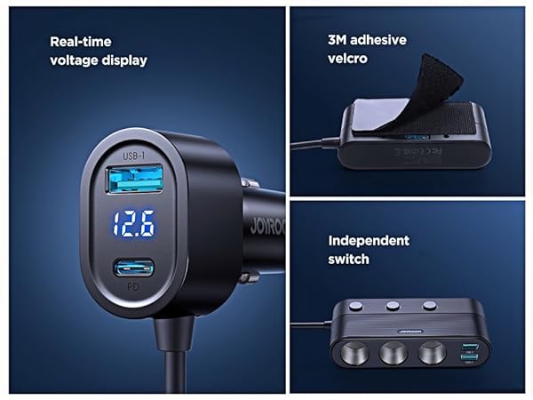 Amazon.co.jp: ZUKIDA 車の充電器 シガーライタースプリッター 2025