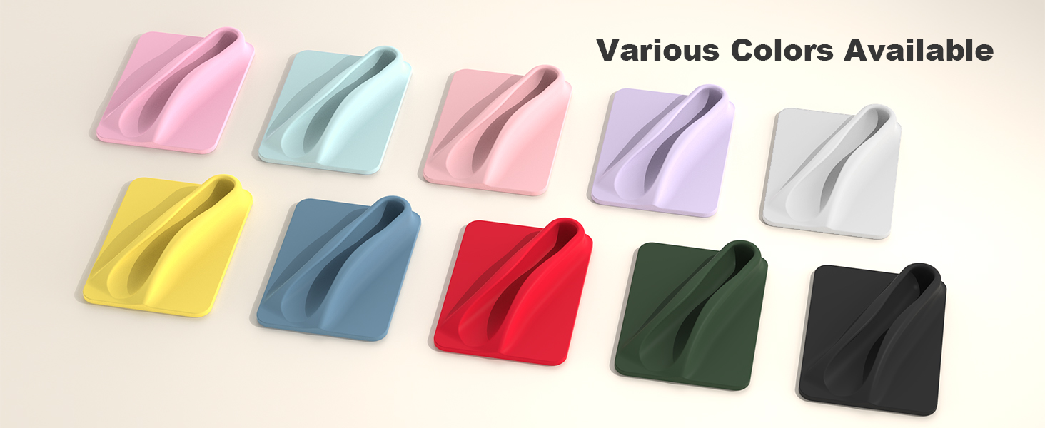 DOB SECHS Silicone Lip Holder for Cell Phone Lipstick Lip Glaze Phone Case Back Stick On Holder for iPhone and Android Phones, Grey 16 123