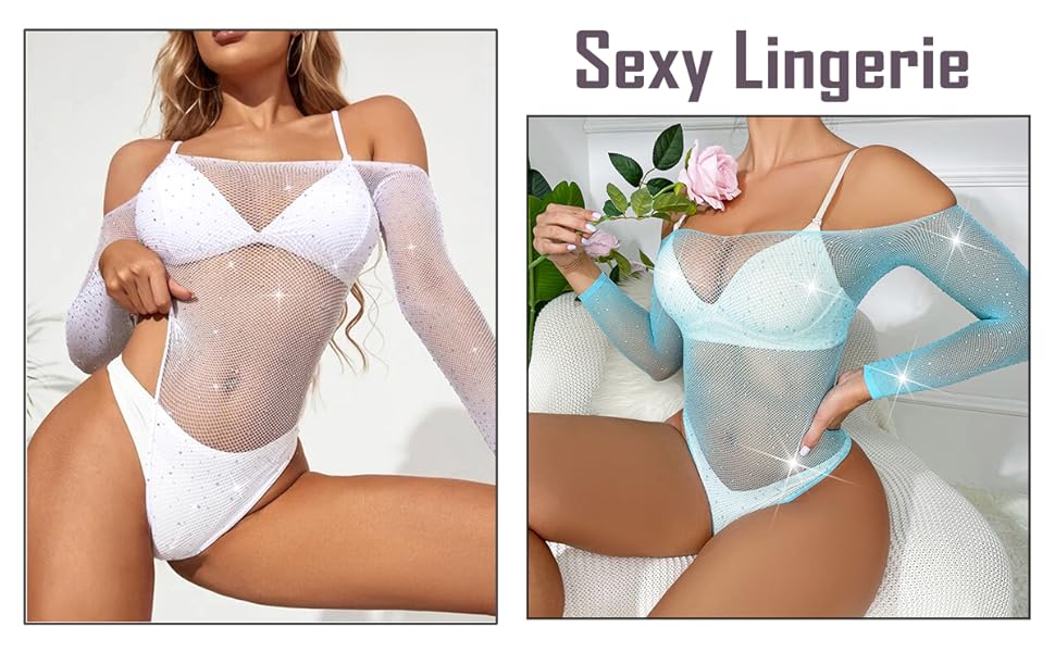 sexy fishnet lingerie