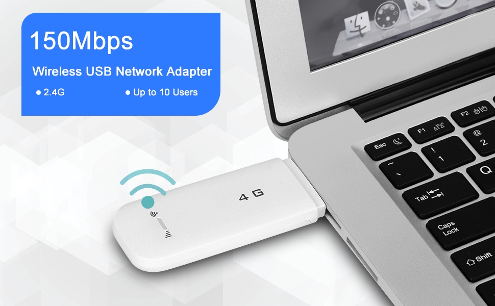 LTE Stick LTE 4G Dongle, 150Mbps USB WiFi Hotspot USB Netzwerk Adapte ...