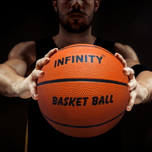 INFINITY TURBO BASKETBALL IN PLAYERS HAND