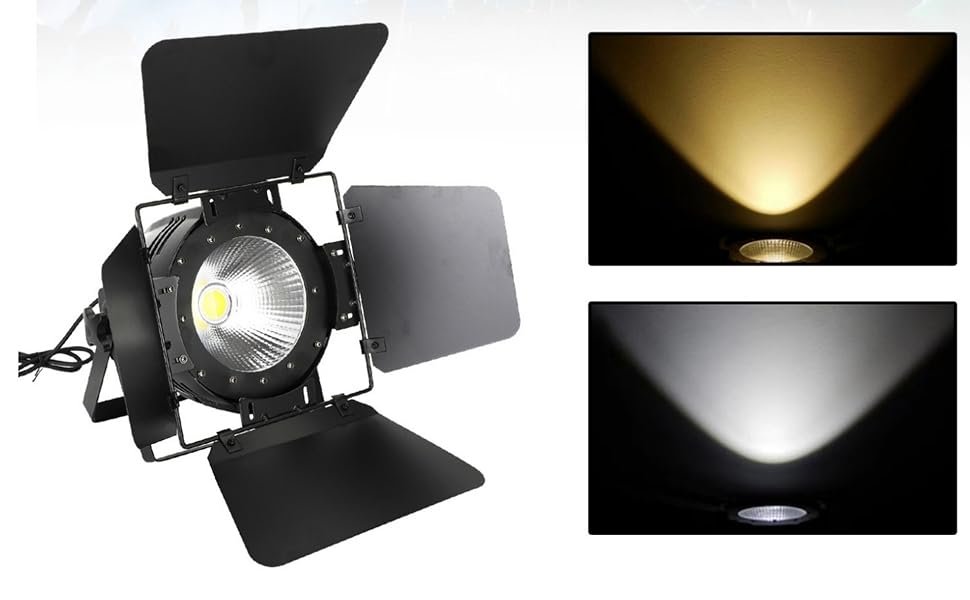 COBパーライト　クランプ付き　2台　DMX照明 Amazon.co.jp : BETOPPER 200W COB LED 舞台照明 撮影録画