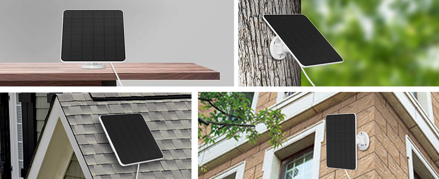 outdoor ring camera with solar panel