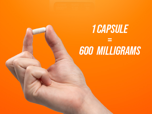 BulkSupplements NAC Capsules Recommended Serving