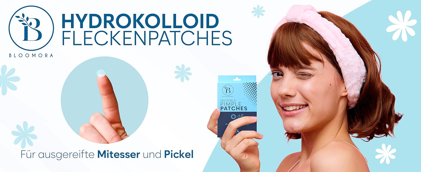 BLOOMORA Unsichtbare Pickel Patch (324 Stück)