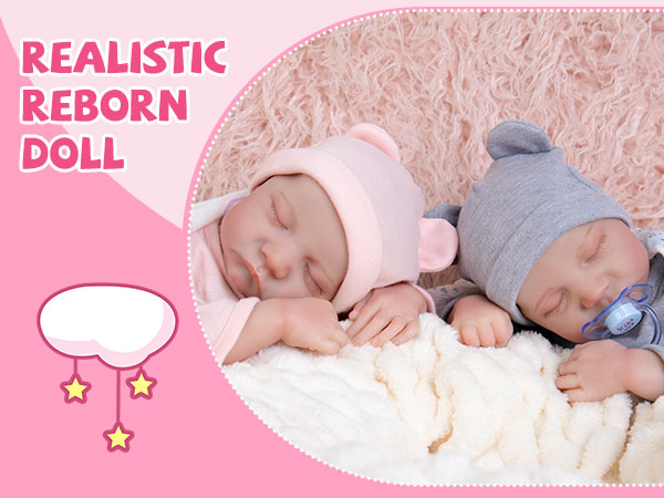 Amazon.com: EKOKIZ Realistic Baby Doll, 17