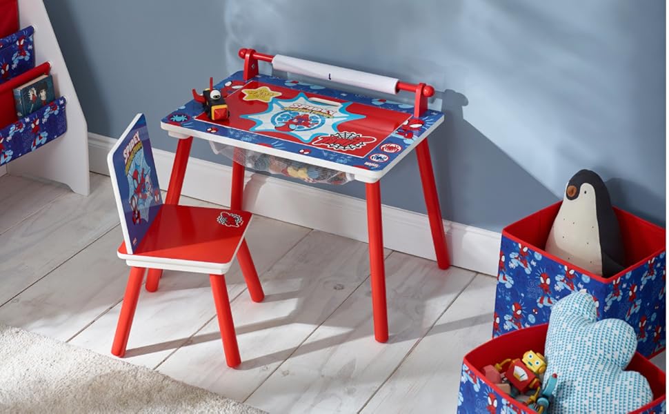 Spidey and His Amazing Friends play desk