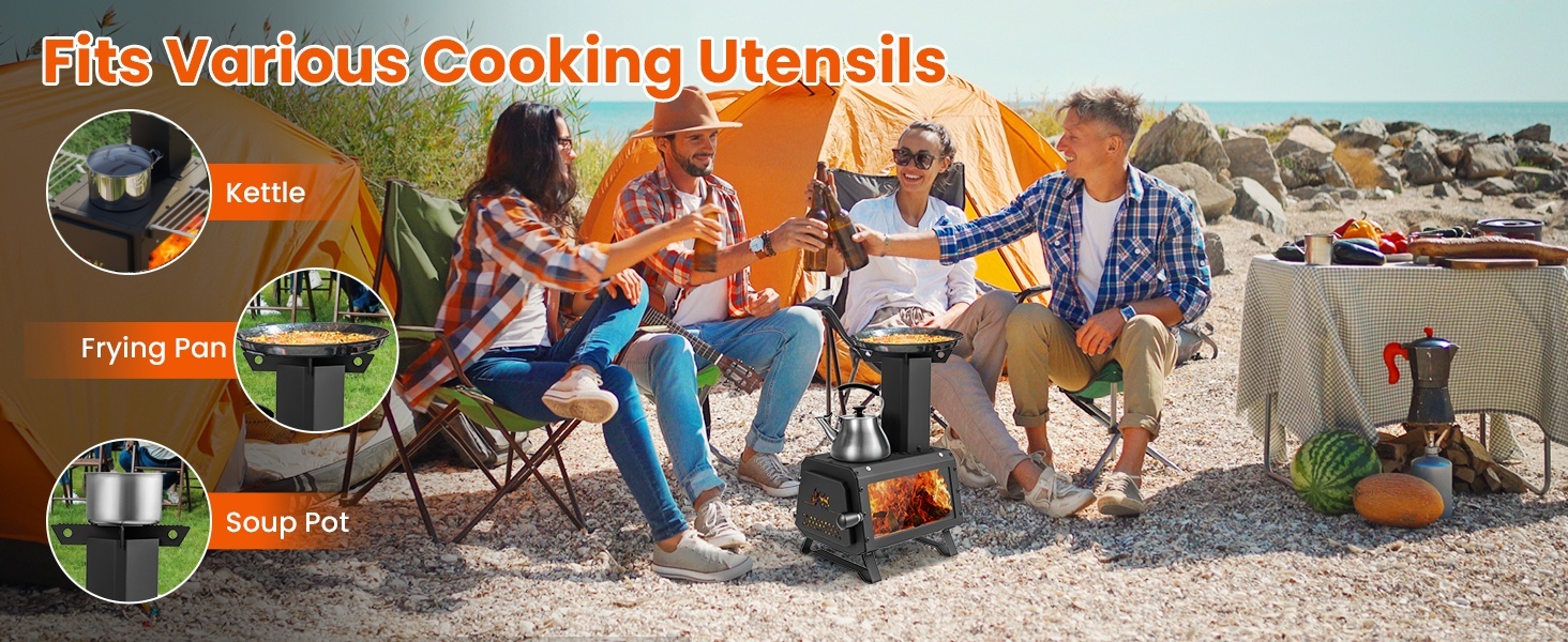 camping wood stove