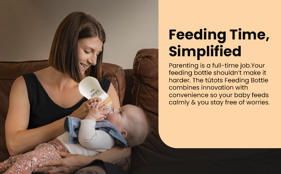 Turbo Valve Tech BPA Free Wide Neck Feeding Bottle Bunny Design Ergonomic Feeding Bottle