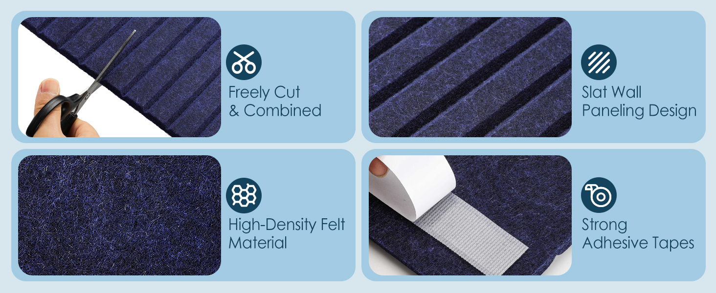 Felt Wall Tiles 
